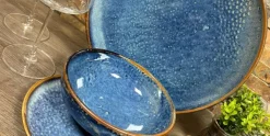 Serviesset 18-delig Nova blauw
