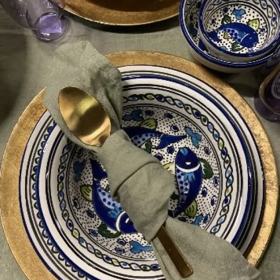 Serviesset 12 delig Poisson voor 4 personen