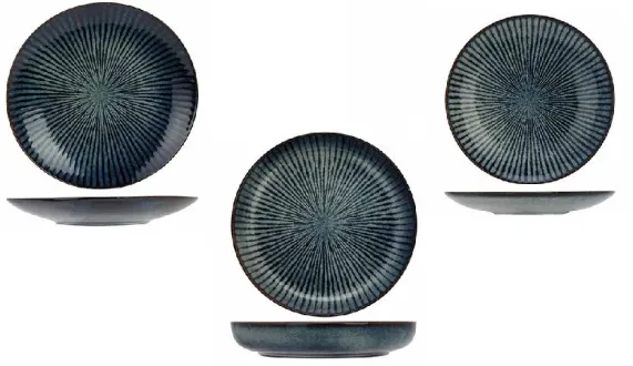 Serviesset 18-delig Stripe Atlantis