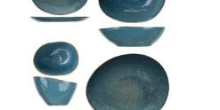 Serviesset 8 personen Aicha Blue