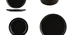 Serviesset 12 personen Baltic black