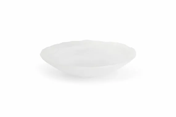 Sierschaal 32 cm rond wit Misty