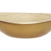 Slakom bamboe goud 25 cm ovaal