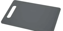 Snijplank 38cm grijs met sapgeul