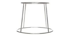 Stand voor zeevruchtenschotel aluminium