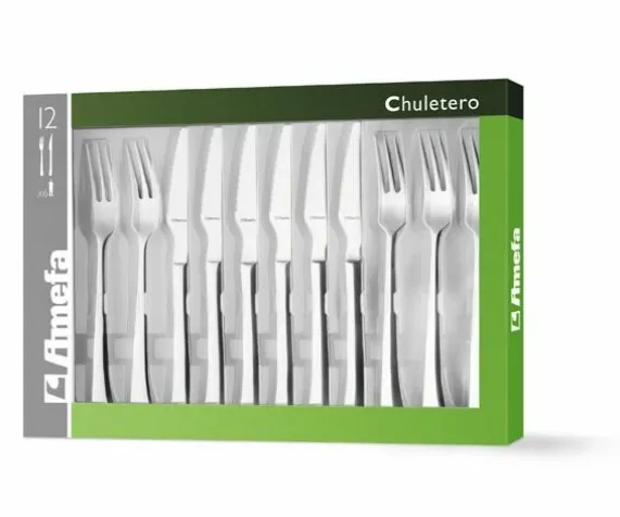 Steakbestek set 12 delig Chuletero Amefa