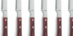 Steakmessen set 6 delig Brasero Amefa