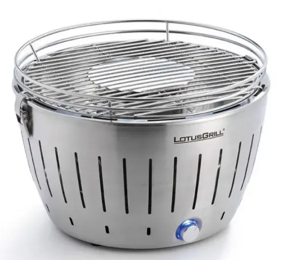 Tafelbarbecue zilver 35 cm LotusGrill