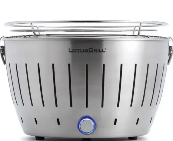 Tafelbarbecue zilver 35 cm LotusGrill