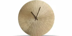 Tafelklok goud 26 cm ribble Zone
