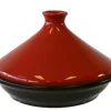 Tajine rood zwart aardewerk 25,5 cm Cosy&Trendy