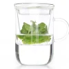 Theeglas met filter 470ml Borosilicate