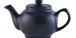 Theepot 1.1L Mat 6-Kops Zwart