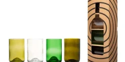 Tumbler 33cl set van 4 kleuren Rebottled