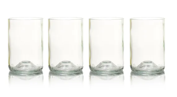 Tumbler 33cl set van 4 Transparant Rebottled