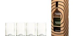 Tumbler 33cl set van 4 Transparant Rebottled