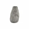 Vaas 22 cm antraciet Cave