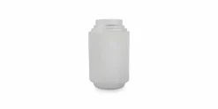 Vaas 15 x 25 cm Matte White Ribble