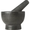 Vijzel met stamper graniet antraciet 11cm x H8cm