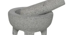 Vijzel met stamper graniet 10 cm Cosy&Trendy