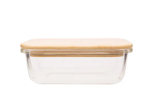 Voorraaddoos met bamboo deksel 370 ml