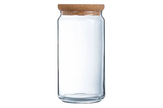 Voorraadpot met kurken deksel 1,5 L Durable