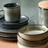 Voorraadpot set 2-delig Meridian groen/blauw