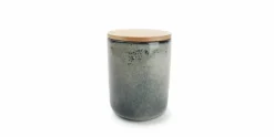Voorraadpot set 2-delig Meridian groen/blauw