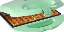 Wafelijzer mint groen Bestron