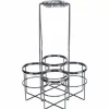 Wijnfleshouder 36 cm 4 flessen