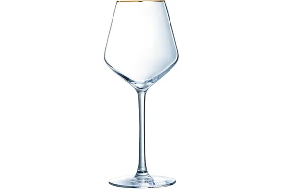 Wijnglas 47cl gouden rand Ultime